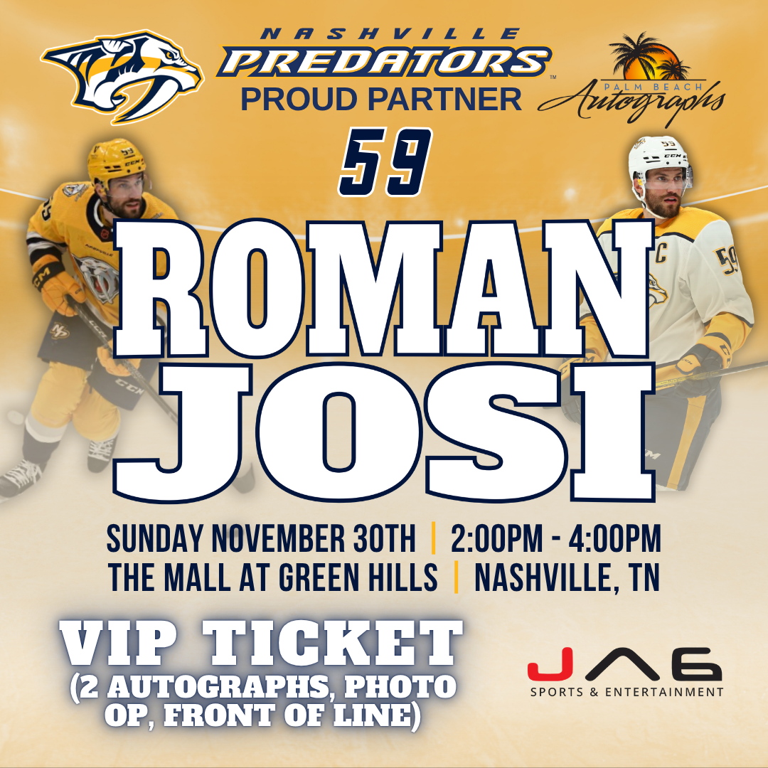 ROMAN JOSI AUTOGRAPH EVENT - Nashville (The Mall at Green Hills) In-Store Public Signing - November 30th, 2025