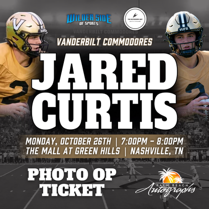 JARED CURTIS VANDERBILT COMMODORES AUTOGRAPH EVENT - NASHVILLE (The Mall At Green Hills) In-Store Public Signing - October 26th, 2026