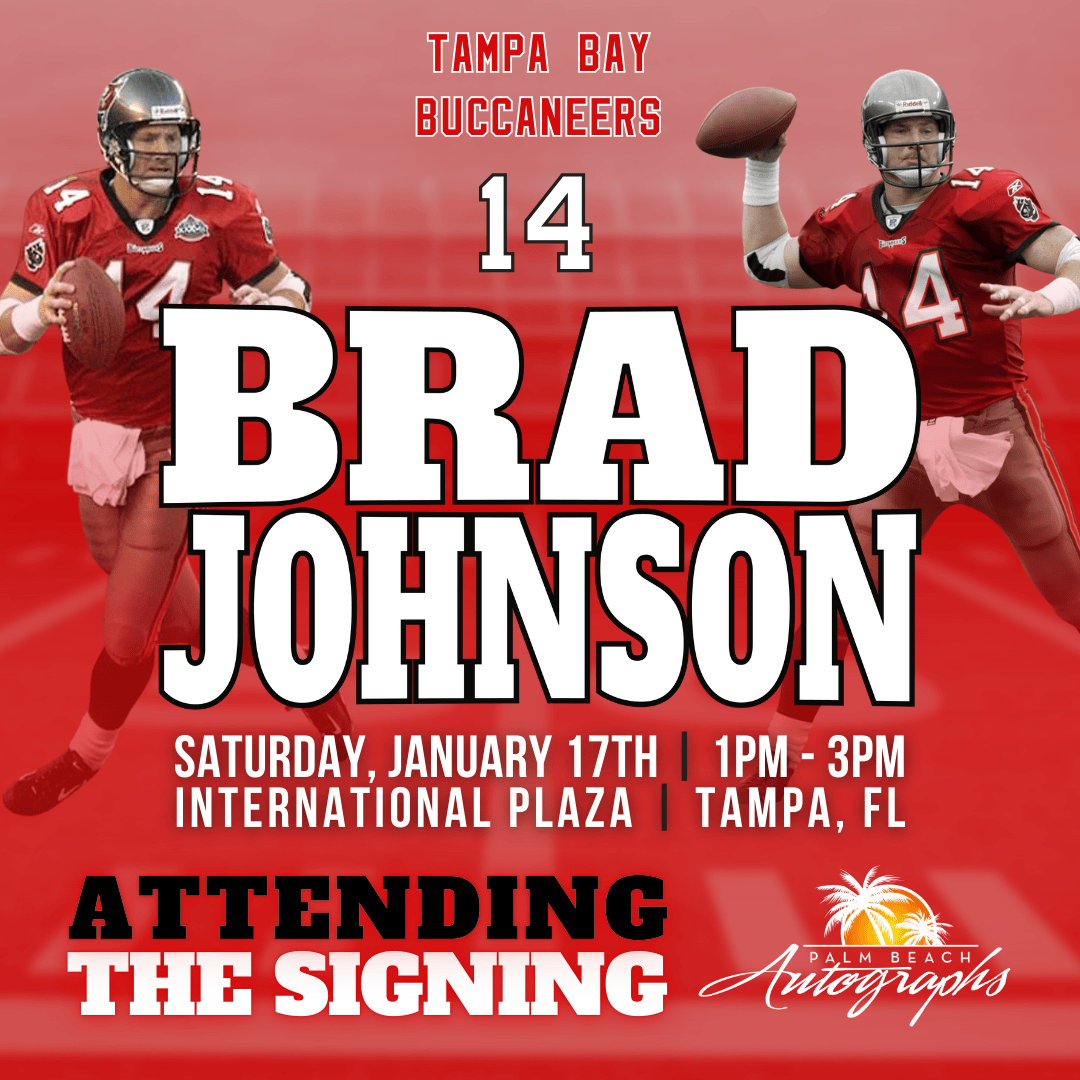 Brad Johnson AUTOGRAPH EVENT - Tampa (International Plaza) In-Store Public Signing - January 17th, 2026