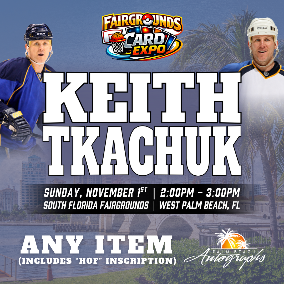 TKACHUK FAMILY HOCKEY In-Person Autograph Event at Fairgrounds Card Expo Public Signing Event - November 1st, 2026