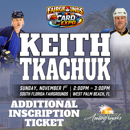 TKACHUK FAMILY HOCKEY In-Person Autograph Event at Fairgrounds Card Expo Public Signing Event - November 1st, 2026