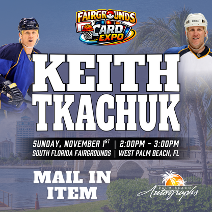 TKACHUK FAMILY HOCKEY In-Person Autograph Event at Fairgrounds Card Expo Public Signing Event - November 1st, 2026