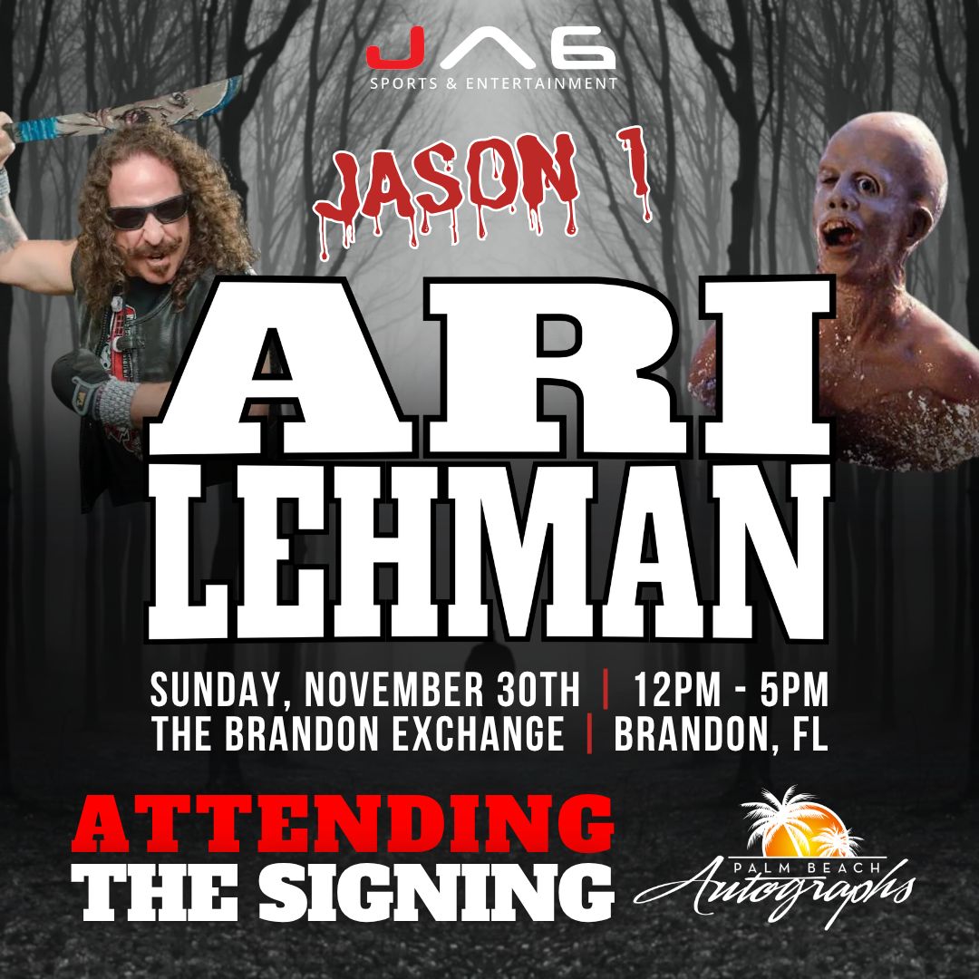 ARI LEHMAN AUTOGRAPH EVENT - Tampa (Brandon Exchange) In-Store Public Signing - November 30th, 2025