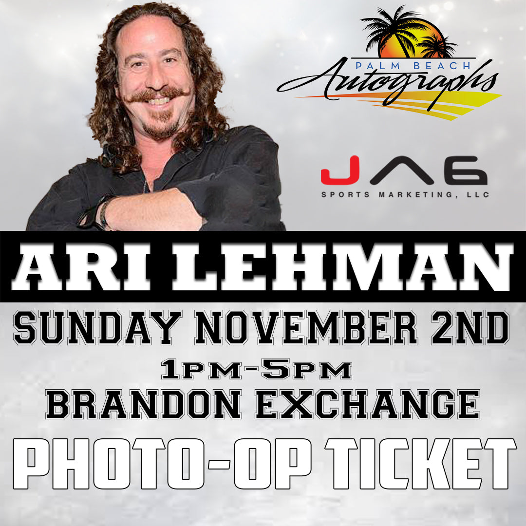 ARI LEHMAN AUTOGRAPH EVENT - Tampa (Brandon Exchange) In-Store Public Signing - November 2nd, 2025