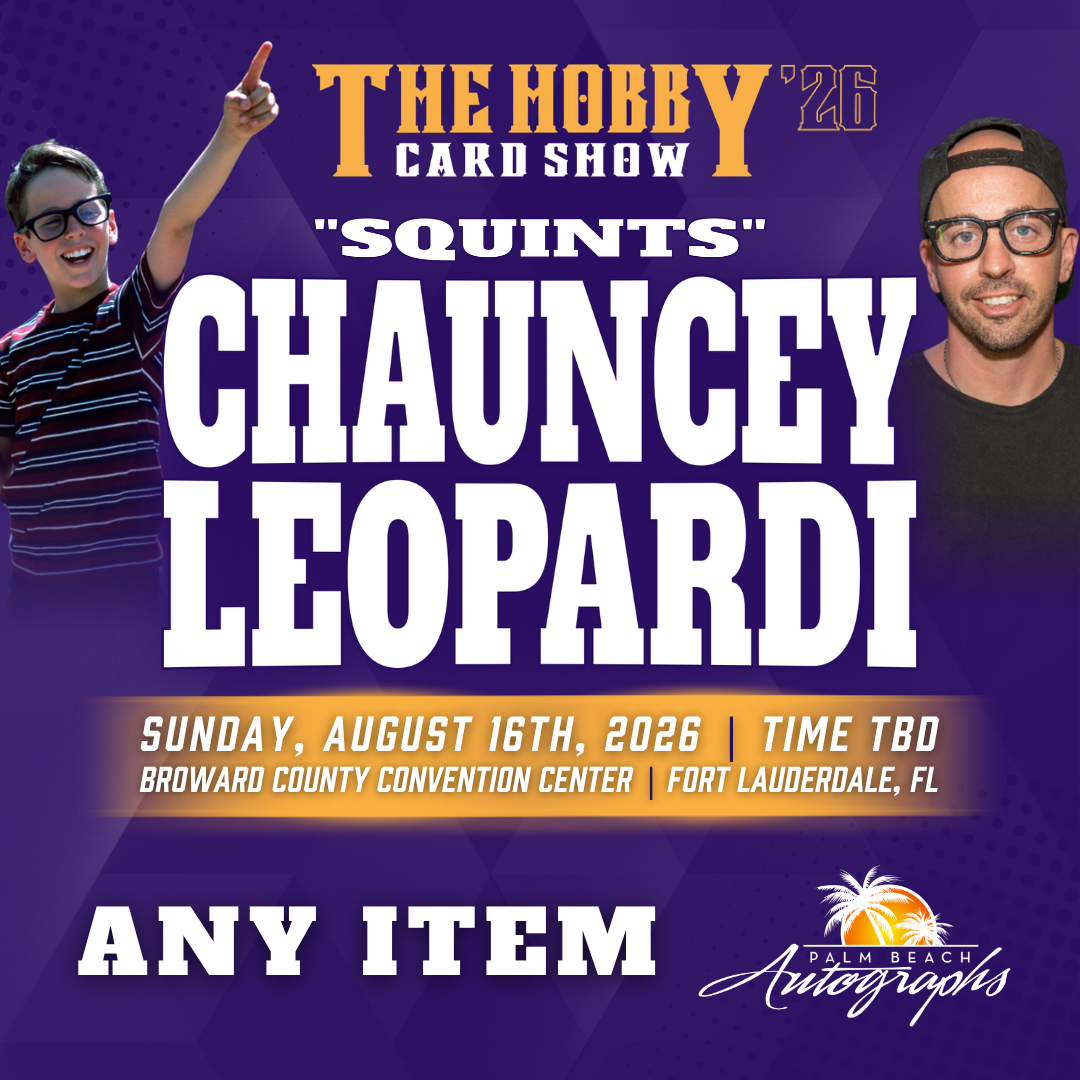 THE SANDLOT CAST In-Person Autograph Event at THE HOBBY CARD SHOW Public Signing Event - August 16th, 2026