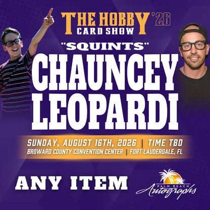 THE SANDLOT CAST In-Person Autograph Event at THE HOBBY CARD SHOW Public Signing Event - August 16th, 2026