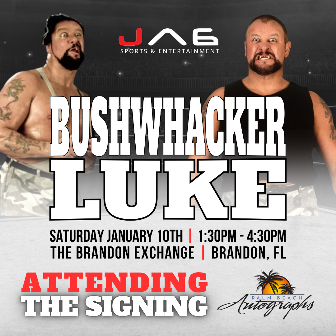 BUSHWHACKER LUKE AUTOGRAPH EVENT - Tampa (Brandon Exchange) In-Store Public Signing - January 10th, 2026