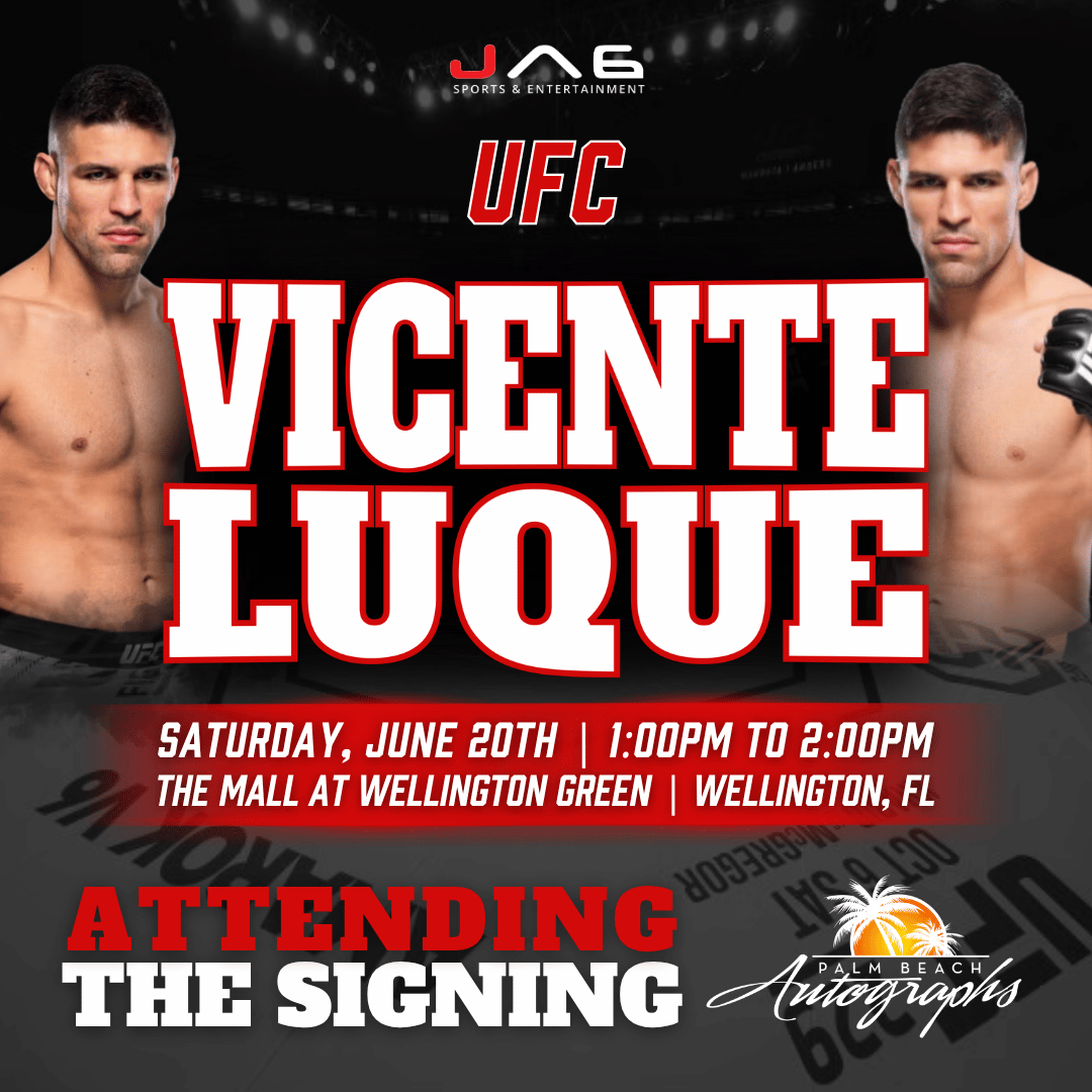 VICENTE LUQUE AUTOGRAPH EVENT - WELLINGTON (The Mall at Wellington Green) In-Store Public Signing - June 20th, 2026