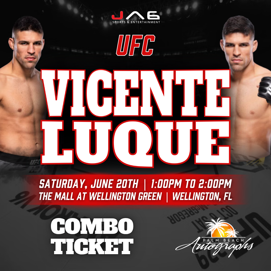 VICENTE LUQUE In-Store UFC Public Autograph Signing Event In Wellington At The Mall at Wellington Green - June 20h, 2026