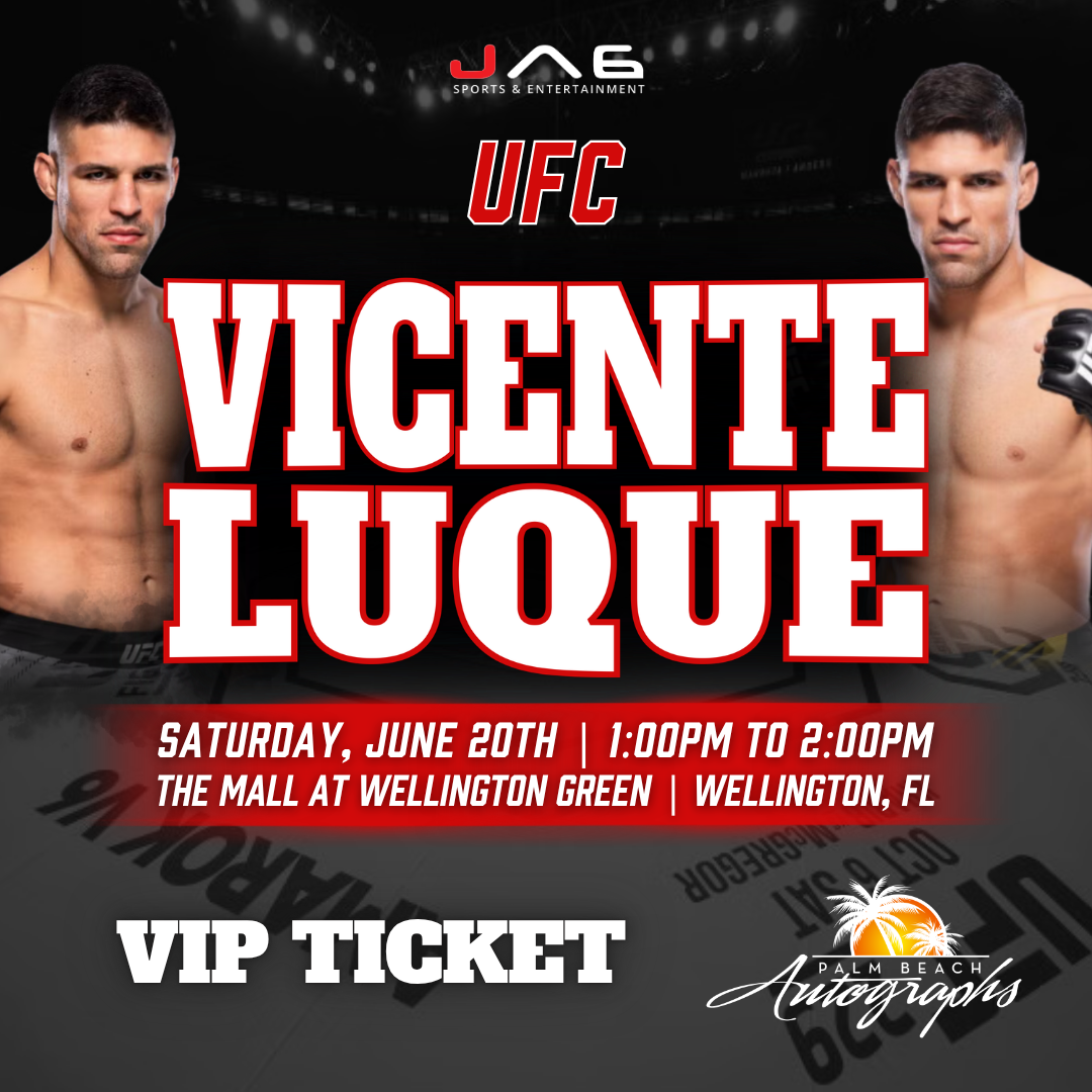 VICENTE LUQUE In-Store UFC Public Autograph Signing Event In Wellington At The Mall at Wellington Green - June 20h, 2026