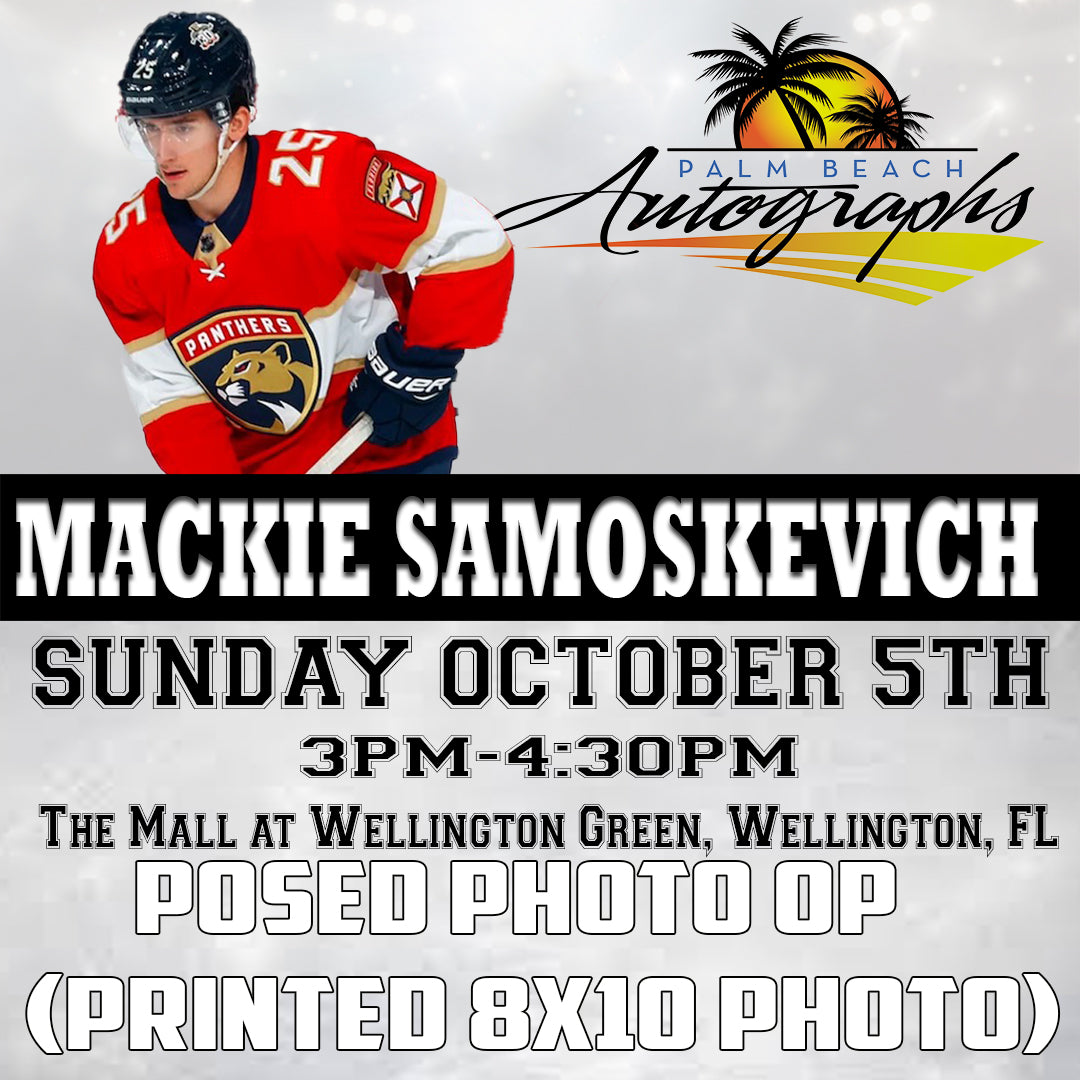 MACKIE SAMOSKEVICH AUTOGRAPH EVENT - Wellington (The Mall at Wellington Green) In-Store Public Signing - October 5th, 2025
