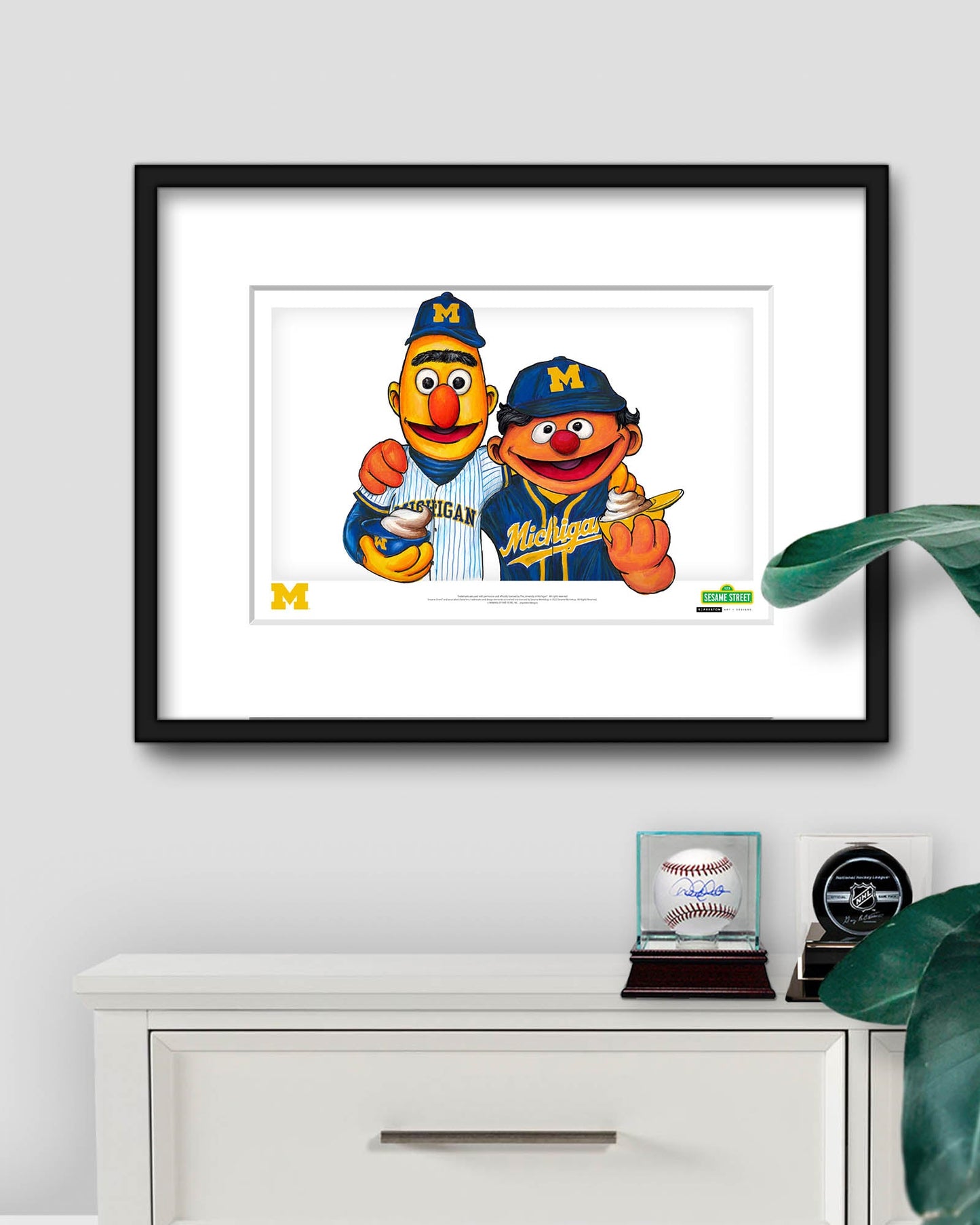 Bert and Ernie x Michigan Limited Edition Art Print