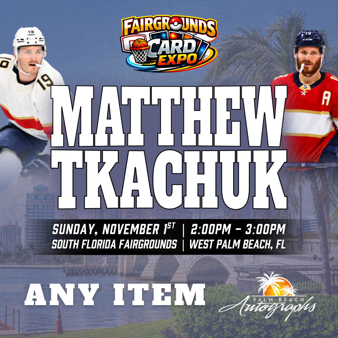 TKACHUK FAMILY HOCKEY In-Person Autograph Event at Fairgrounds Card Expo Public Signing Event - November 1st, 2026