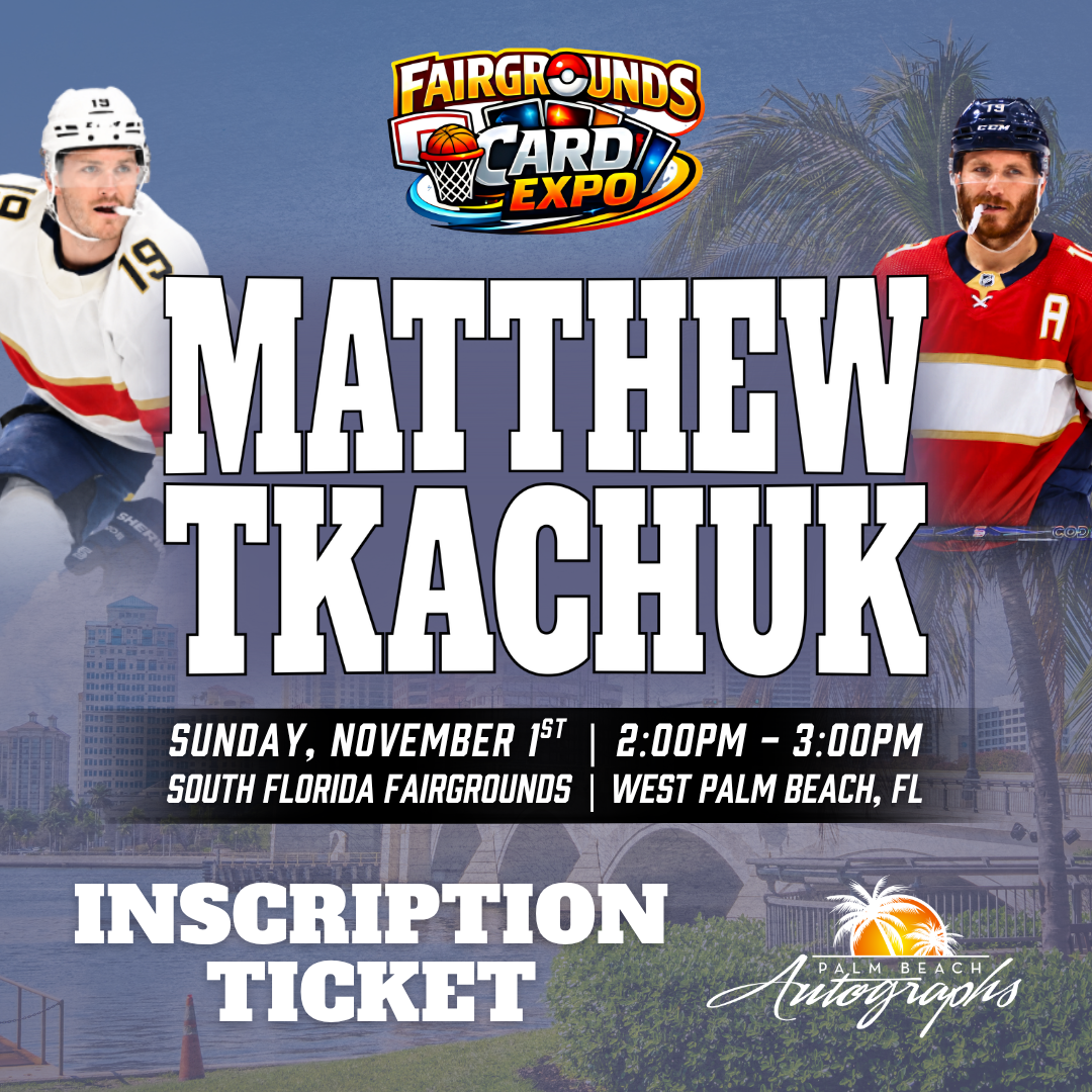 TKACHUK FAMILY HOCKEY In-Person Autograph Event at Fairgrounds Card Expo Public Signing Event - November 1st, 2026