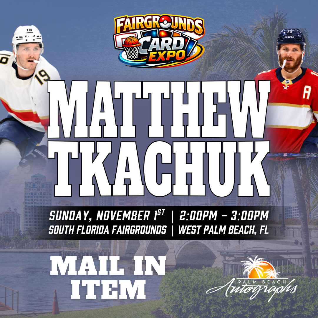 TKACHUK FAMILY HOCKEY In-Person Autograph Event at Fairgrounds Card Expo Public Signing Event - November 1st, 2026