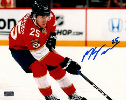 Mackie Samoskevich Autographed Florida Panthers 8x10 Photo