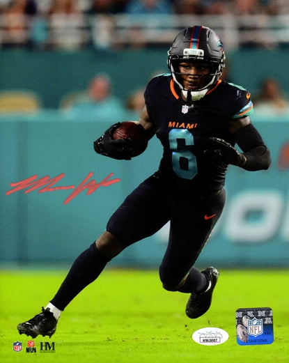 Malik Washington Autographed Miami Dolphins 8x10 Photo - JSA