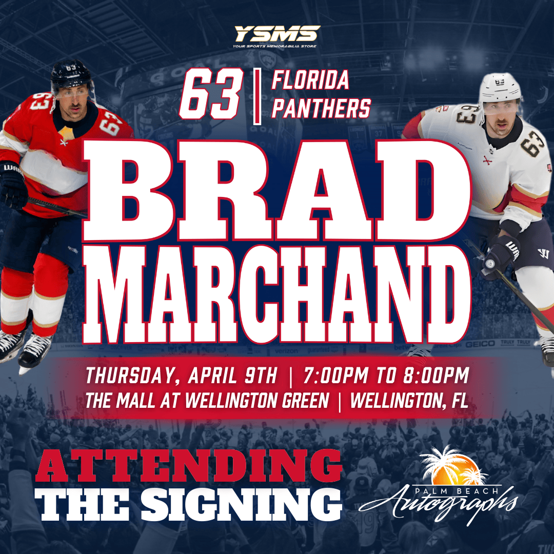 BRAD MARCHAND AUTOGRAPH EVENT - WELLINGTON (The Mall at Wellington Green) In-Store Public Signing - April 9th, 2026