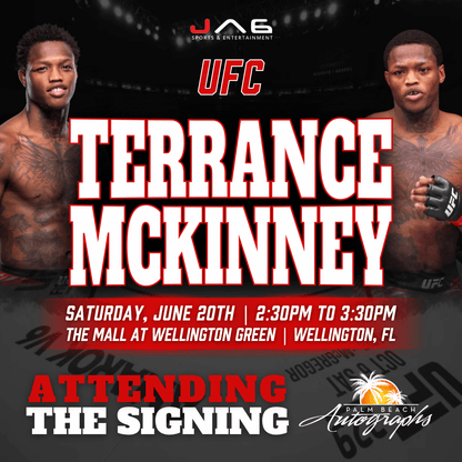 TERRANCE MCKINNEY In-Store UFC Public Autograph Signing Event In Wellington At The Mall at Wellington Green - June 20th, 2026