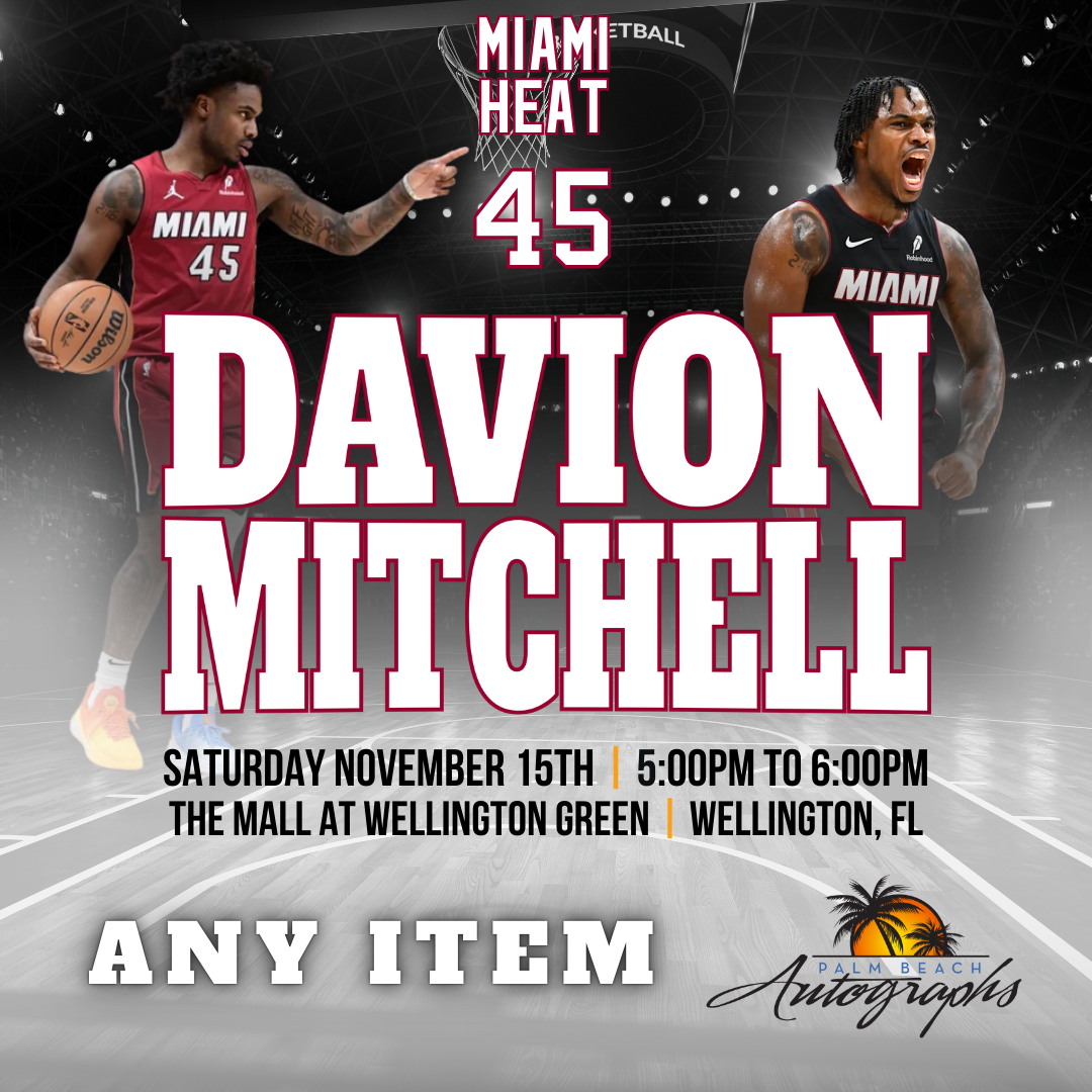 DAVION MITCHELL AUTOGRAPH EVENT - Wellington (The Mall at Wellington Green) In-Store Public Signing - November 15th, 2025