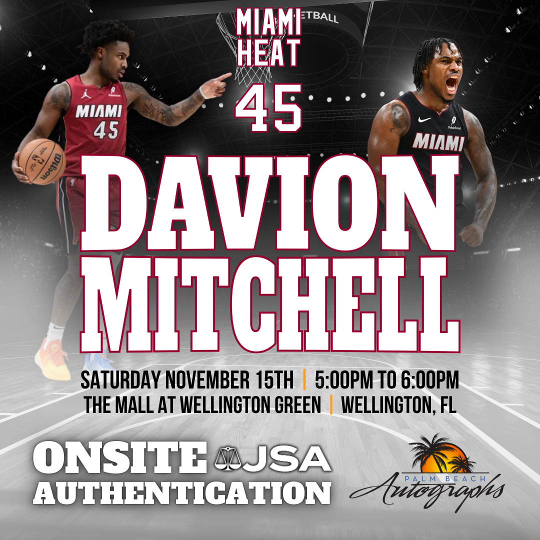 DAVION MITCHELL AUTOGRAPH EVENT - Wellington (The Mall at Wellington Green) In-Store Public Signing - November 15th, 2025