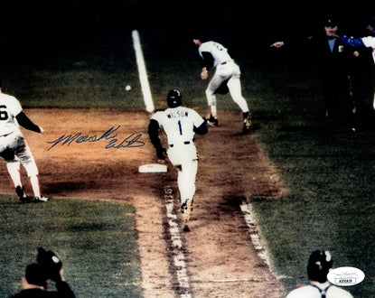Mookie Wilson Autographed New York Mets (1986 World Series) 8x10 Photo - JSA