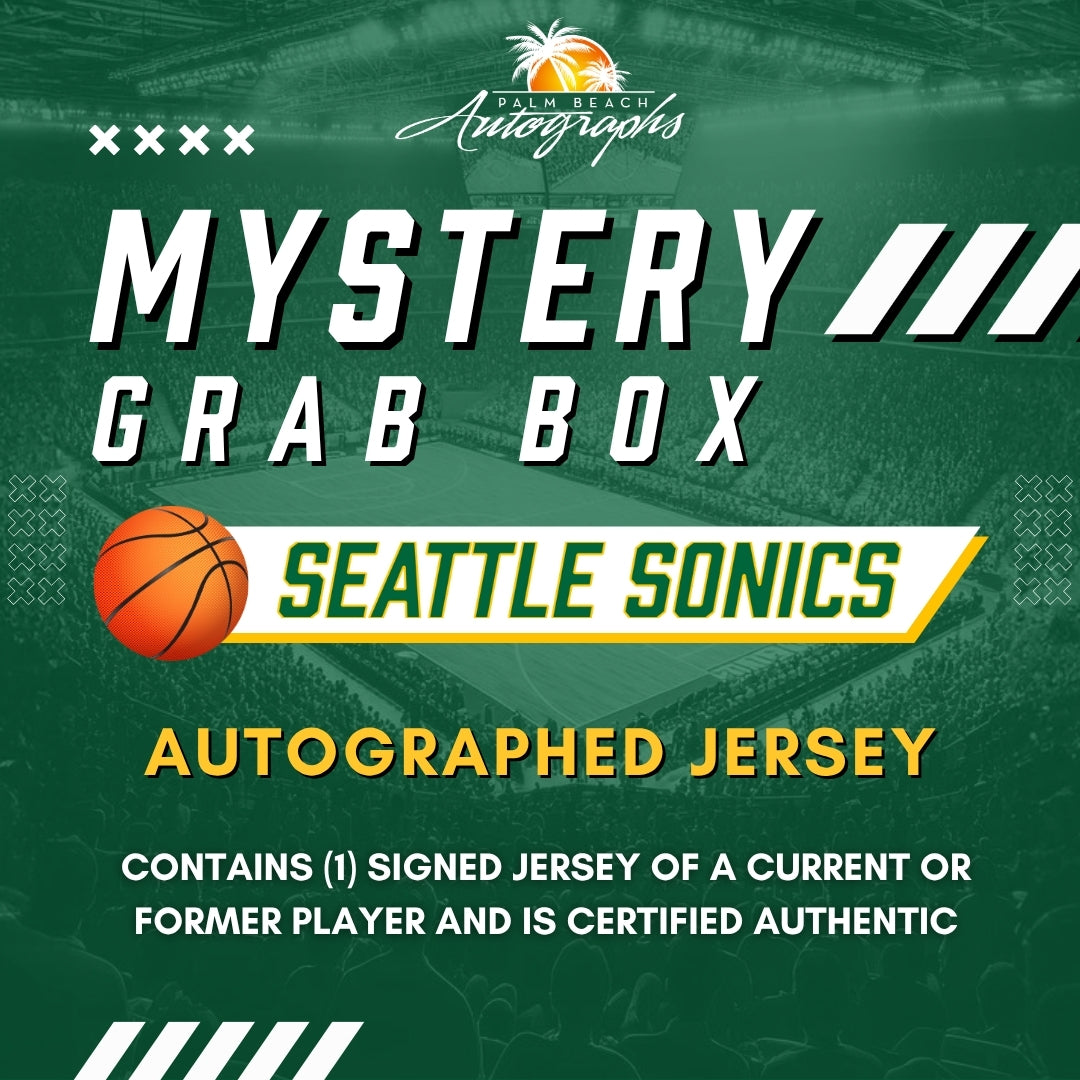 Mystery Grab Box - Seattle SuperSonics NBA Basketball Autographed Jersey