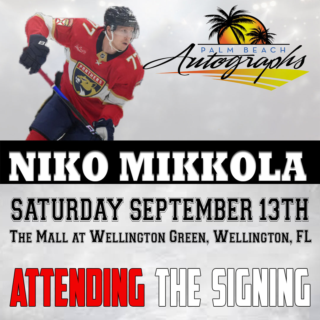 NIKO MIKKOLA AUTOGRAPH EVENT - Wellington (The Mall at Wellington Green) In-Store Public Signing - September 13th, 2025