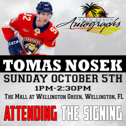 TOMAS NOSEK AUTOGRAPH EVENT - Wellington (The Mall at Wellington Green) In-Store Public Signing - October 5th, 2025