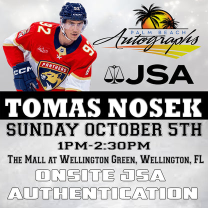 TOMAS NOSEK AUTOGRAPH EVENT - Wellington (The Mall at Wellington Green) In-Store Public Signing - October 5th, 2025