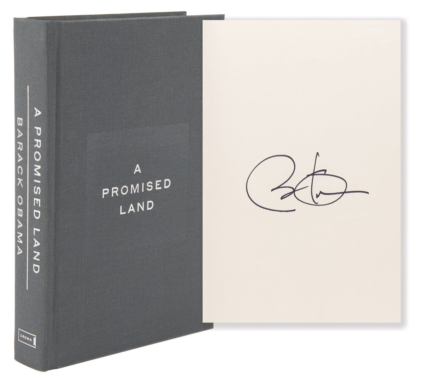 Barack Obama Autographed A Promised Land Deluxe Signed Edition Book