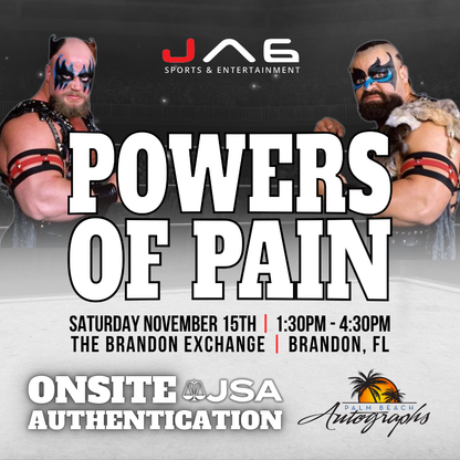 POWERS OF PAIN AUTOGRAPH EVENT - Tampa (Brandon Exchange) In-Store Public Signing - November 15th, 2025