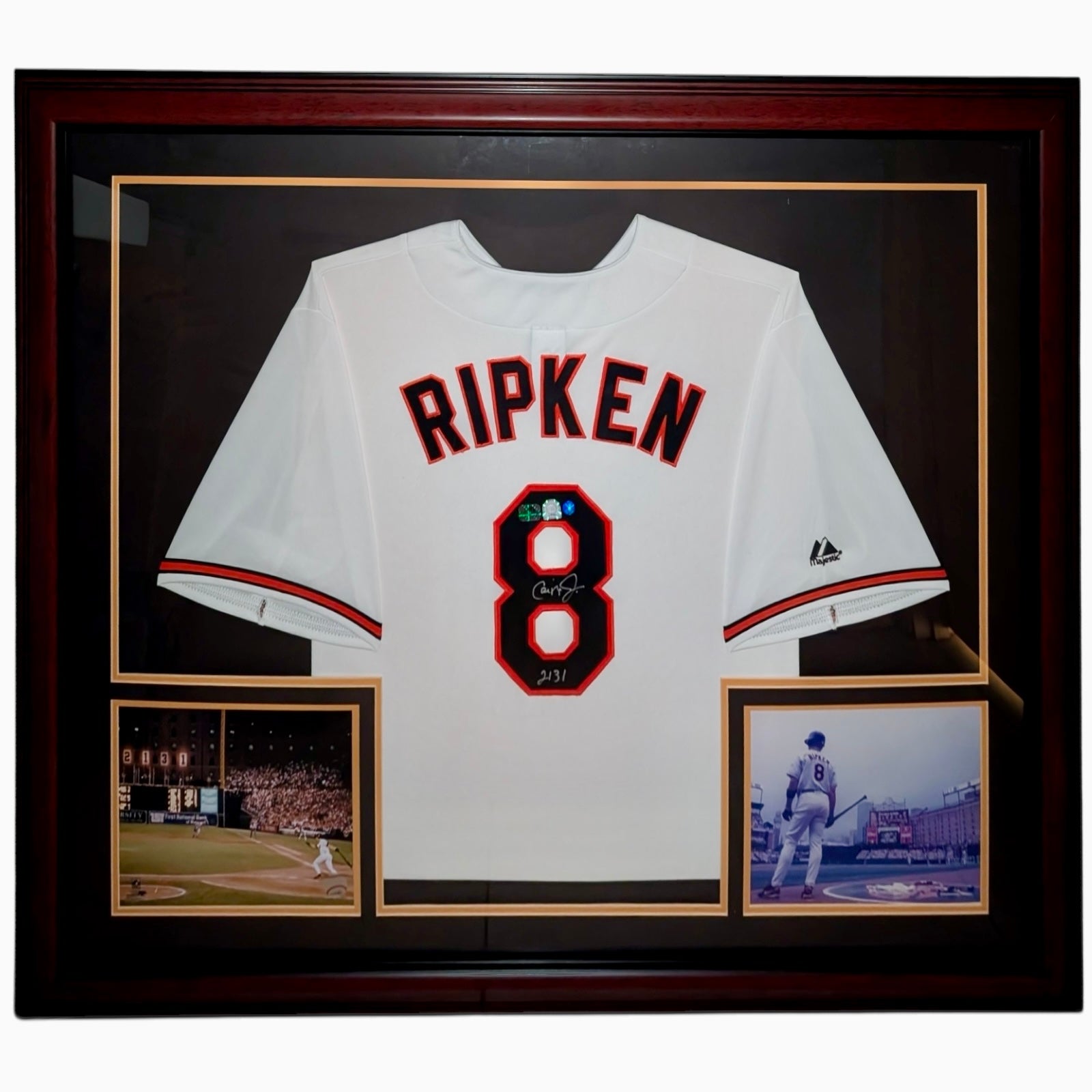 Cal Ripken Jr. Autographed Memorabilia | Signed Photo, Jersey ...