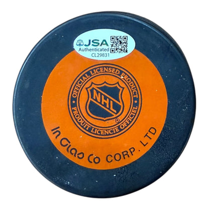 Denis Potvin Autographed New York Islanders Hockey Puck - JSA