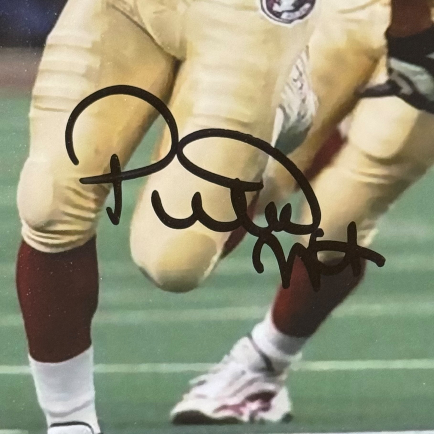 Peter Warrick Autographed Florida State FSU Seminoles Deluxe Framed 8x10 Photo - Beckett