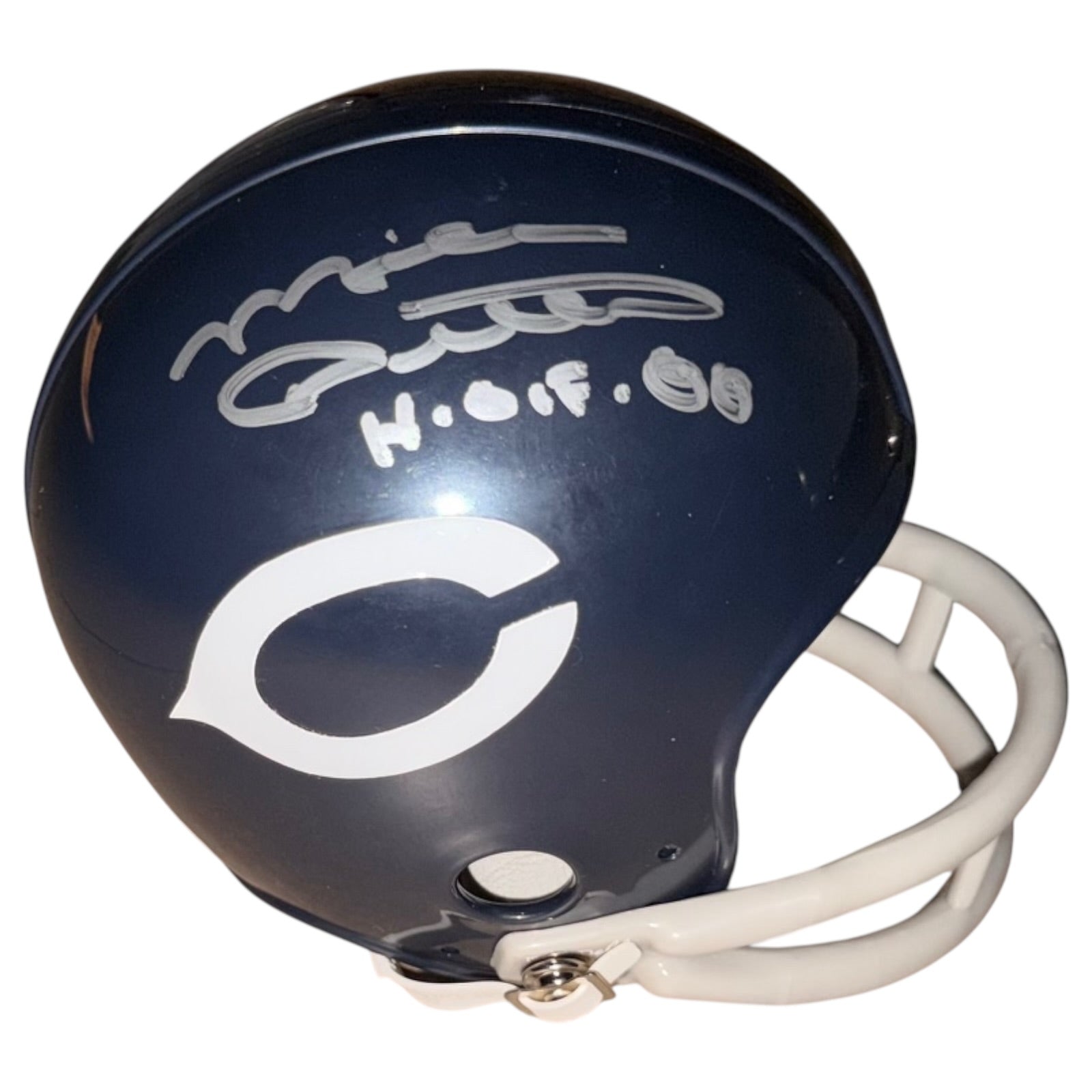 chicago bears throwback football helmet Riddell Speed Mini field designs Mike Ditka Chicago Bears Fanatics
