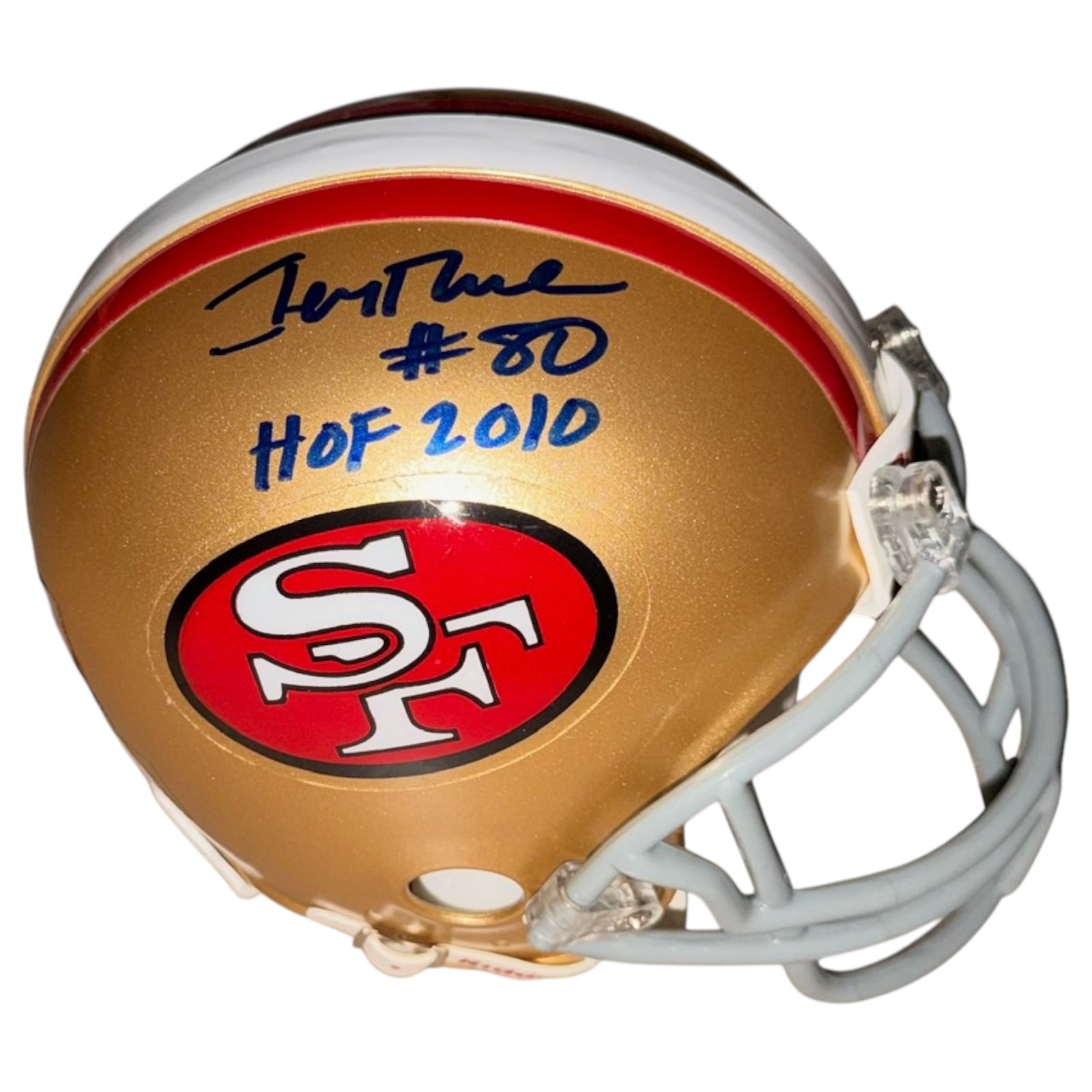 Jerry Rice San Francisco 49ers Fanatics Authentic Autographed Throwback Mini Helmet