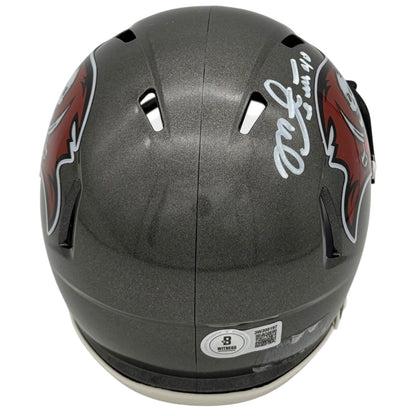 Mike Alstott Autographed Tampa Bay Buccaneers Mini Helmet - JSA