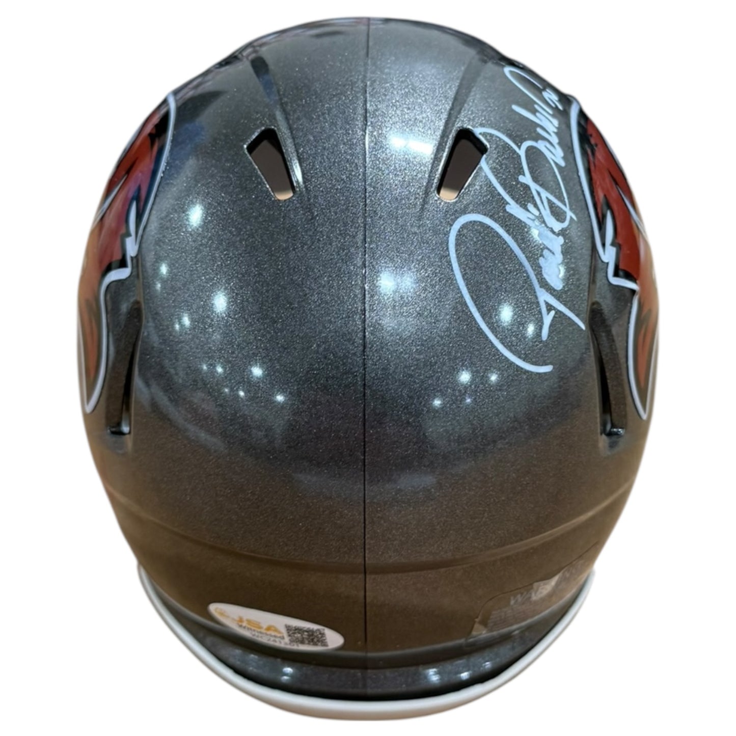 Ronde Barber Autographed Tampa Bay Buccaneers Mini Helmet
