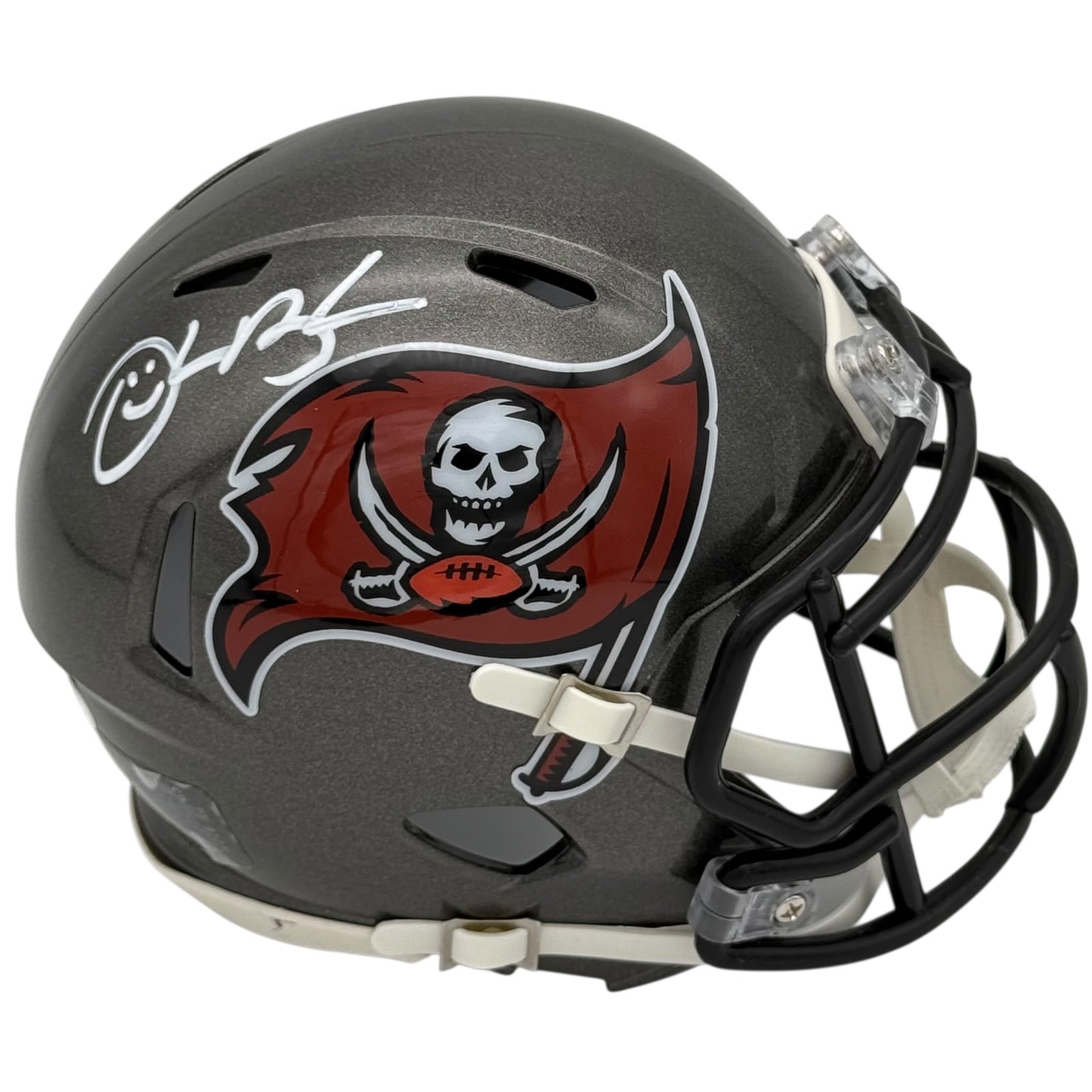 Derrick Brooks Autographed Tampa Bay Buccaneers Mini Helmet - Beckett