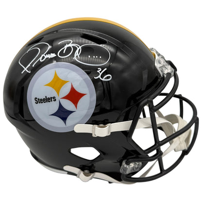 Jerome Bettis Autographed Pittsburgh Steelers Deluxe Full-Size Replica Helmet - Beckett