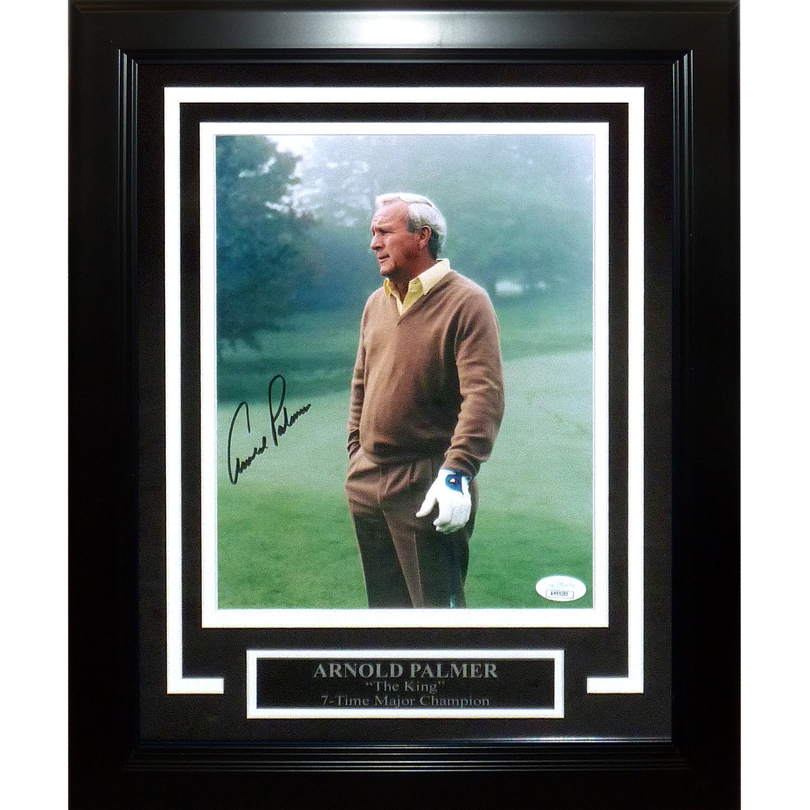 Arnold Palmer Autographed Golf Deluxe Framed 8x10 Photo - JSA