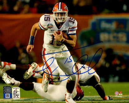 Tim Tebow Autographed Florida Gators (08 BCS Run) 8x10 Photo - Tebow Holo
