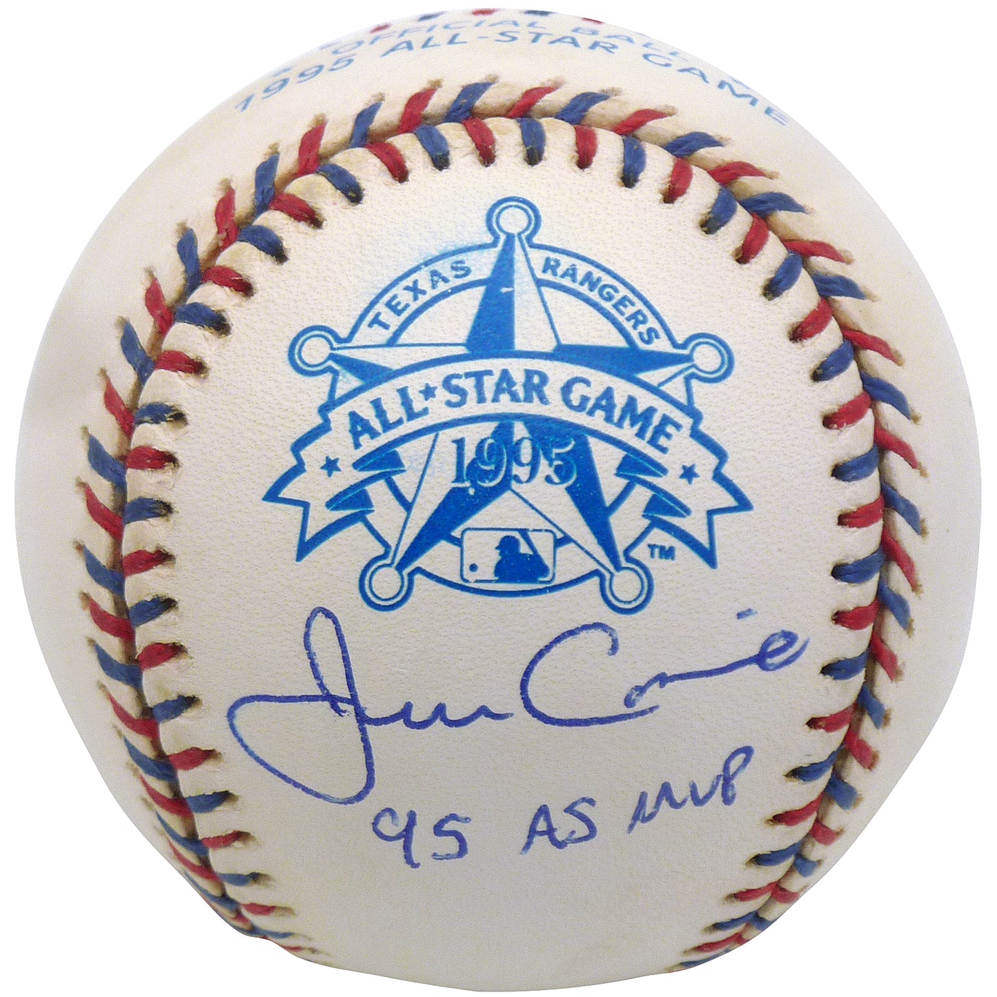 Jeff Conine Autographed 1995 All Star Game Logo Baseball w/ "MVP"
