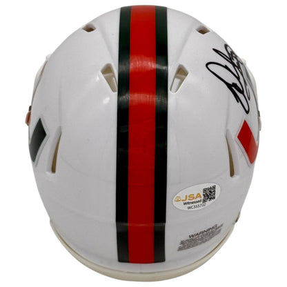 Warren Sapp Autographed Miami Hurricanes Mini Helmet - JSA