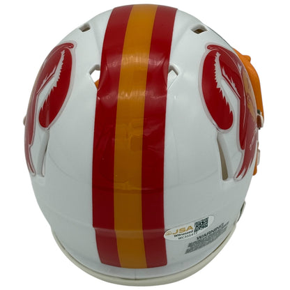 Derrick Brooks Autographed Tampa Bay Buccaneers (Throwback) Mini Helmet - Beckett