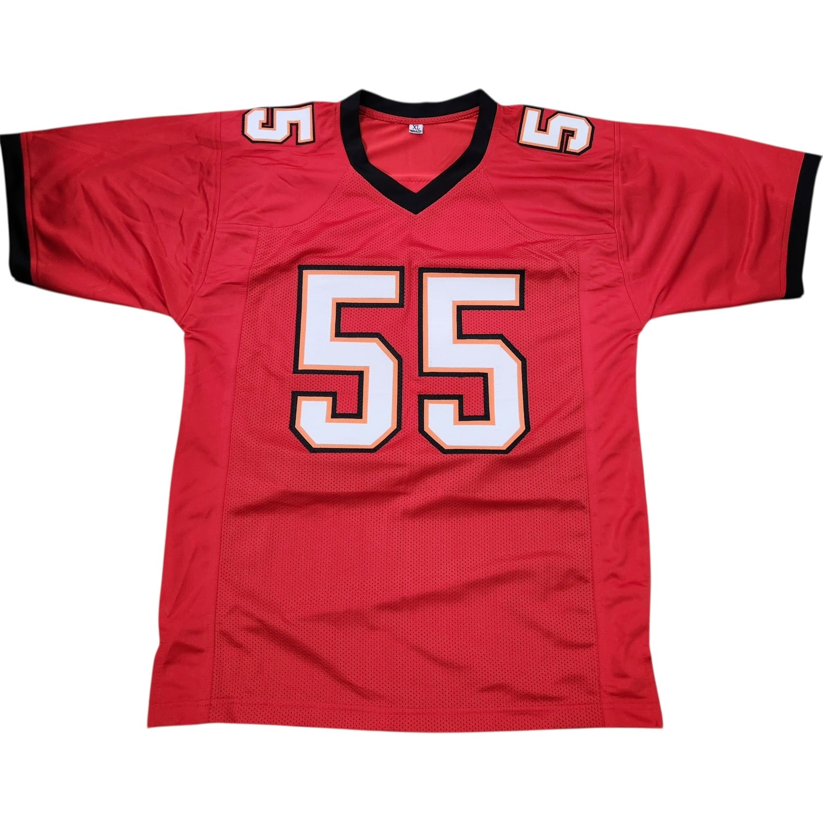 Derrick Brooks Autographed Tampa Bay Buccaneers (Red #55) Custom