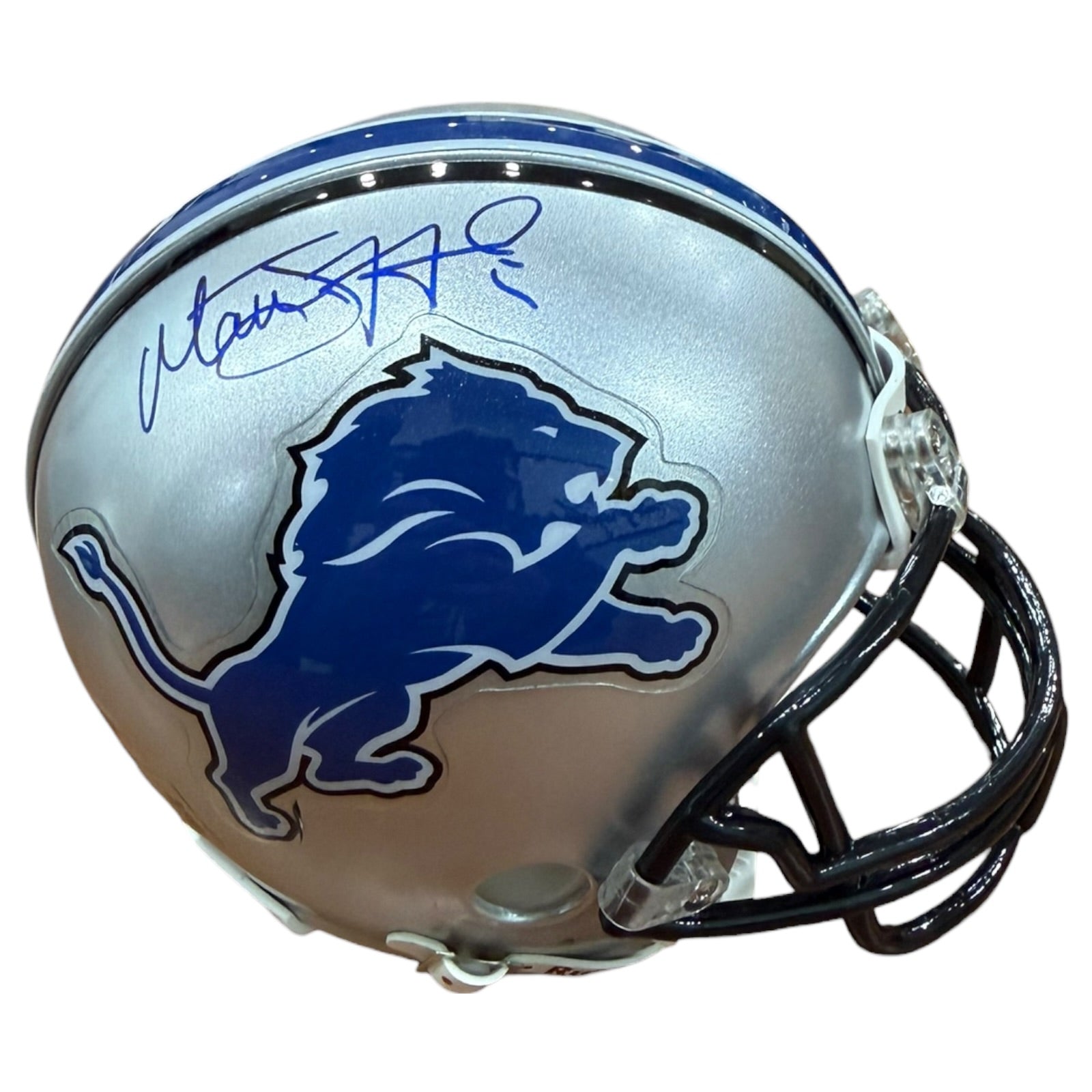 Matthew Stafford Autographed Detroit Lions Mini Helmet - JSA