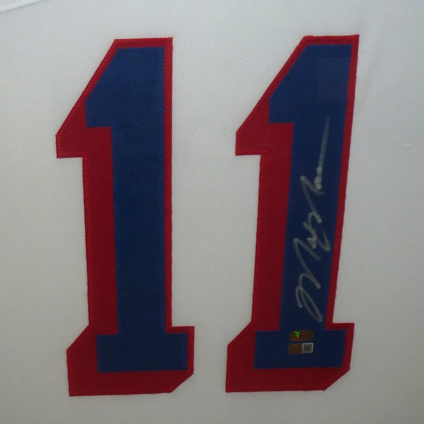Mark Messier Autographed New York Rangers (White #11) Deluxe Framed Jersey - Steiner