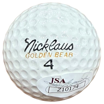 Jack Nicklaus Autographed (Nicklaus Logo) Golf Ball - JSA